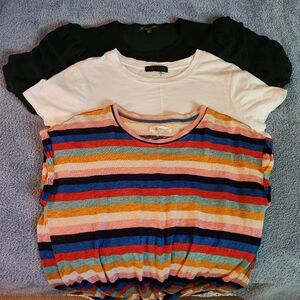 Three Short Sleeve Tops Medium